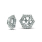 0.25 CT. T.W. Diamond Hexagon Frame Earring Jackets in 14K White Gold