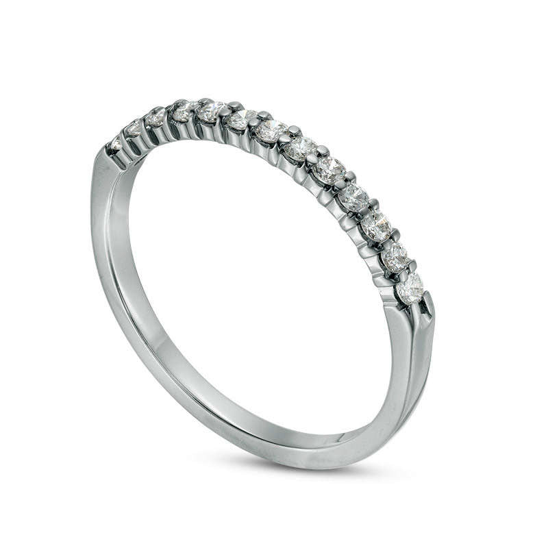 0.25 CT. T.W. Natural Diamond Band in Solid 14K White Gold