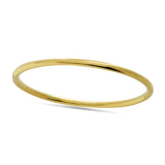 Ladies' 1.0mm Stackable Band in Solid 14K Gold - Size 7