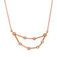 0.05 CT. T.W. Natural Diamond Capricorn Constellation Bezel-Set Necklace in 10K Rose Gold