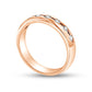 0.33 CT. T.W. Natural Diamond Wedding Band in Solid 14K Rose Gold (H/SI2)