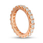 2.0 CT. T.W. Natural Diamond Comfort-Fit Eternity Band in Solid 14K Rose Gold