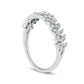 0.50 CT. T.W. Natural Diamond Leafy Vine Anniversary Ring in Solid 10K White Gold
