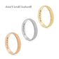 4.0mm Half-Round Engravable Wedding Band in Solid 10K White, Yellow or Rose Gold (1 Line)