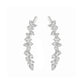 0.5 CT. T.W. Diamond Scattered Crawler Earrings in 10K White Gold