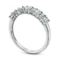 0.25 CT. T.W. Natural Diamond Band in Solid 10K White Gold