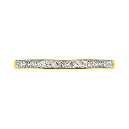 0.33 CT. T.W. Natural Diamond Flower Frame Bridal Engagement Ring Set in Solid 10K Yellow Gold
