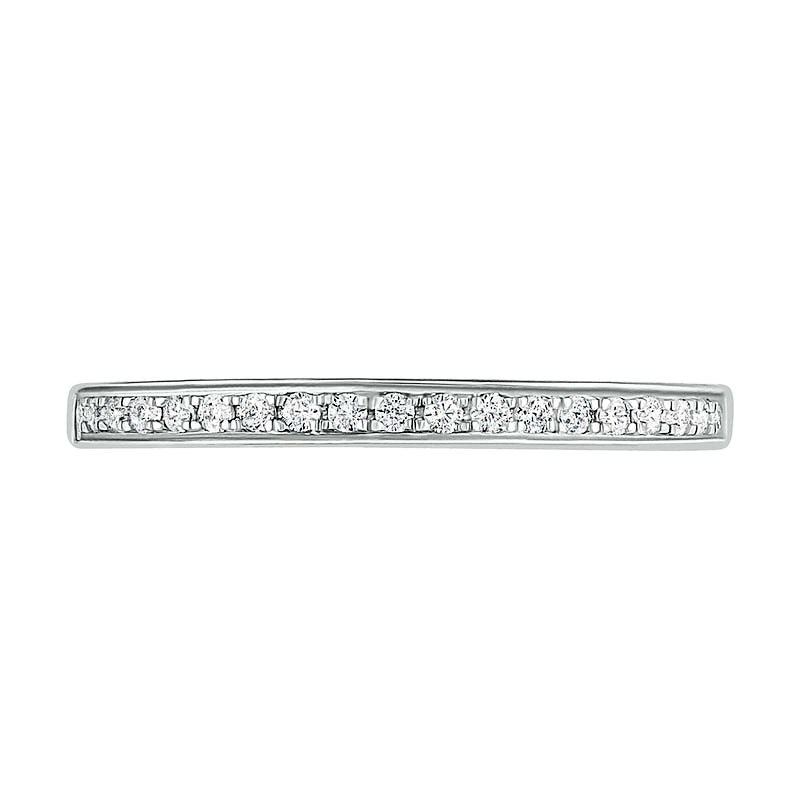 0.75 CT. T.W. Composite Cushion Natural Diamond Frame Antique Vintage-Style Bridal Engagement Ring Set in Solid 10K White Gold