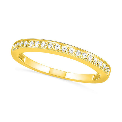 0.75 CT. T.W. Composite Cushion Natural Diamond Frame Antique Vintage-Style Bridal Engagement Ring Set in Solid 10K Yellow Gold