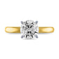 2.0 CT. Certified Natural Clarity Enhanced Diamond Solitaire Engagement Ring in Solid 14K Gold (I/I2)