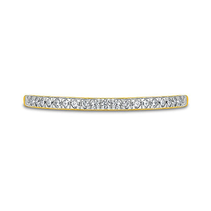 1.0 CT. T.W. Natural Diamond Tilted Frame Antique Vintage-Style Bridal Engagement Ring Set in Solid 10K Yellow Gold