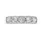 1.0 CT. T.W. Natural Diamond Five Stone Anniversary Band in Solid 10K White Gold
