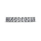 2.33.0 CT. T.W. Certified Oval Lab-Created Diamond Eternity Anniversary Band in Solid 14K White Gold (F/VS2)