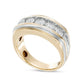 Men's 2.0 CT. T.W. Natural Diamond Wedding Band in Solid 10K Yellow Gold