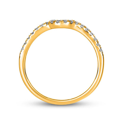 1.0 CT. T.W. Oval Natural Diamond Bridal Engagement Ring Set in Solid 14K Gold (I/I2)