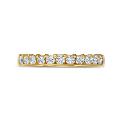 0.50 CT. T.W. Natural Diamond Anniversary Band in Solid 14K Gold