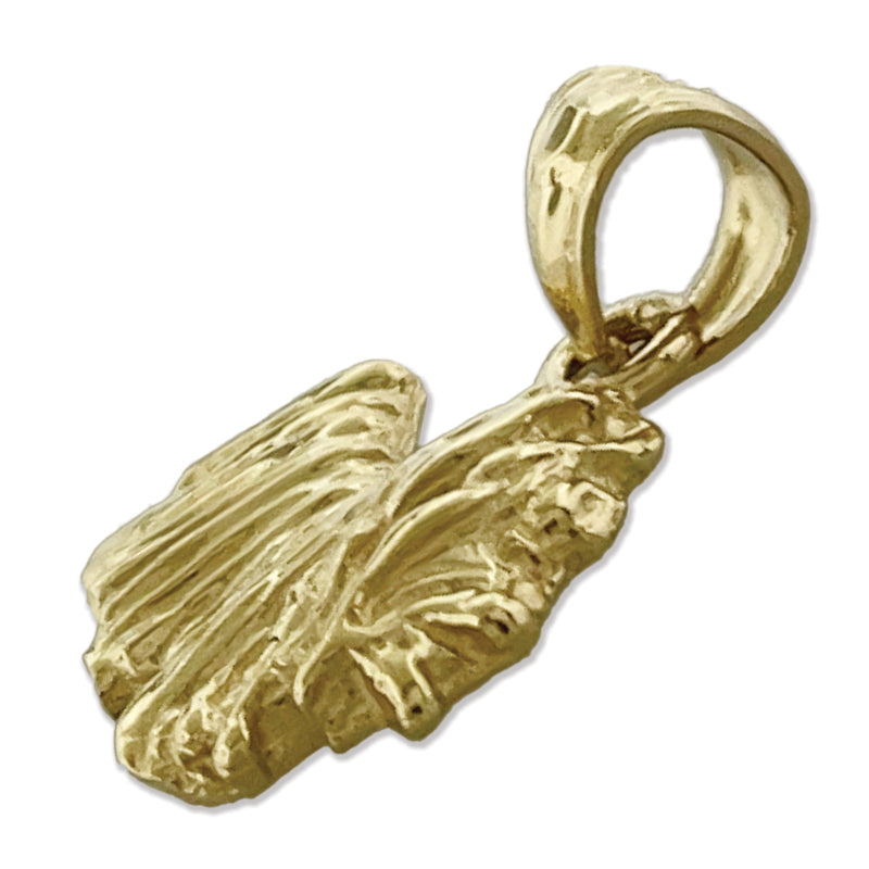 14K Gold Yorkie Charm