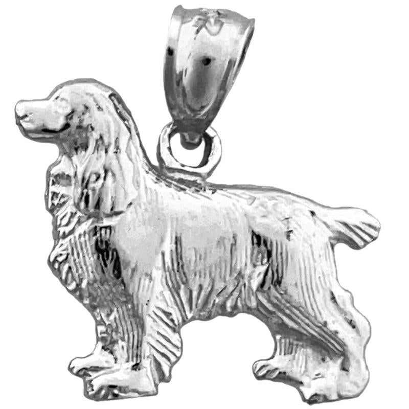 14K Gold Spaniel Charm