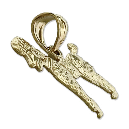 14K Gold Full Coated Poodle Charm
