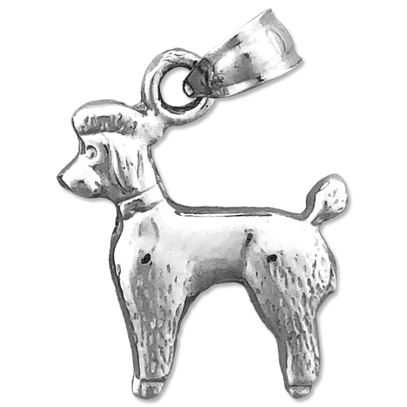 14K Gold Small Poodle Charm