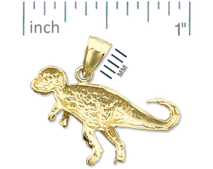 14K Gold T Rex Charm