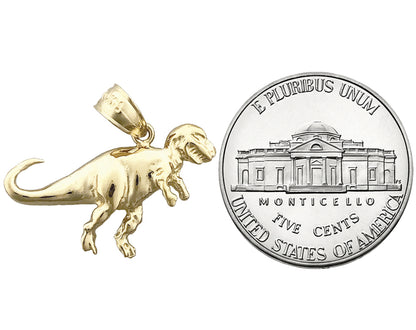 14K Gold T Rex Charm