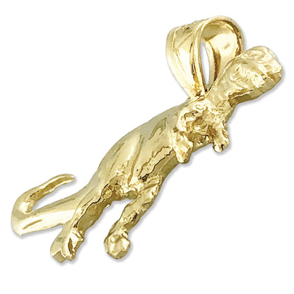 14K Gold T Rex Charm