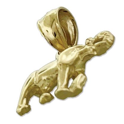 14K Gold Elephant Charm