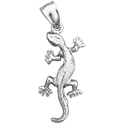 14K Gold Lizard Charm
