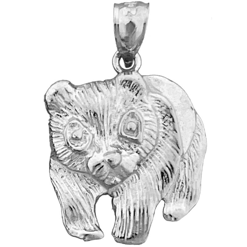 14K Gold Panda Bear Pendant