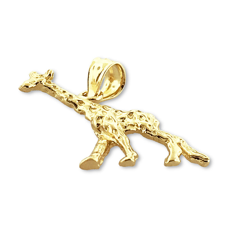 14K Gold Giraffe Charm