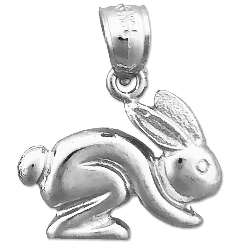 14K Gold Bunny Charm