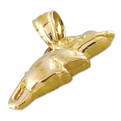 14K Gold 18MM Mouse Charm