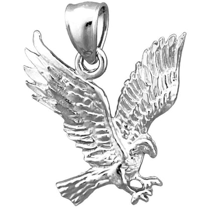 14K Gold Golden Eagle Pendant