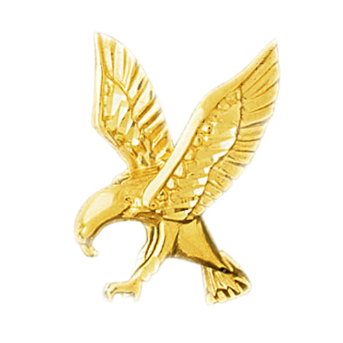 14K Gold 25MM Eagle Pendant