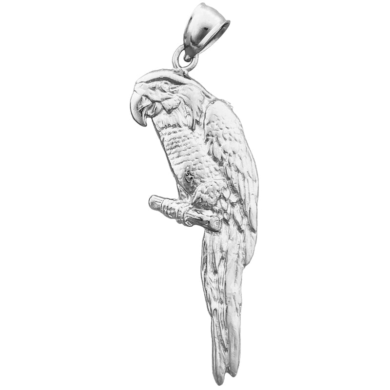 14K Gold Macaw Pendant