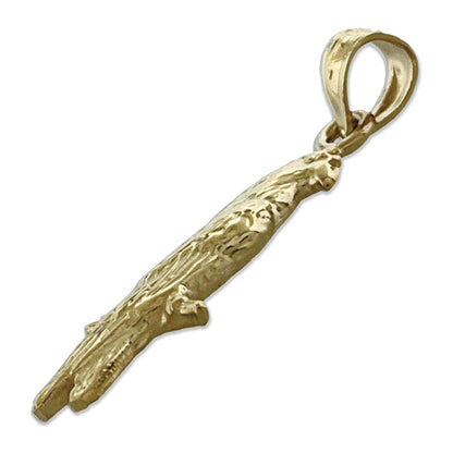14K Gold Parrot Charm