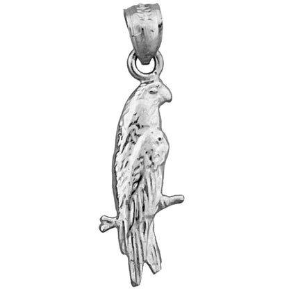 14K Gold Parrot Charm