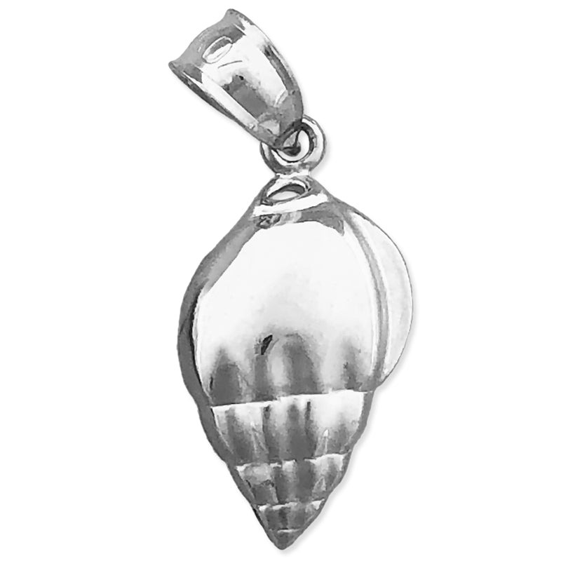 14K Gold Mollusk Gastropod Seashell Charm