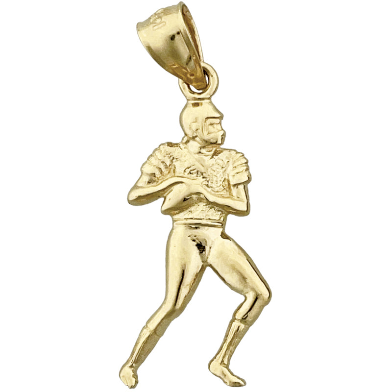 14K Gold Quarterback Charm