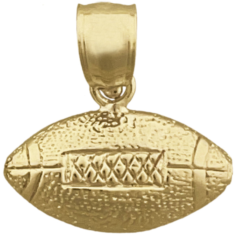 14K Gold 20MM Football Charm