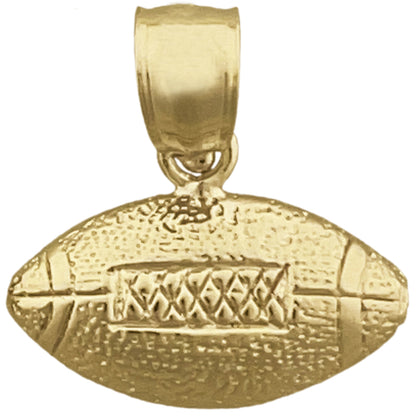 14K Gold 20MM Football Charm