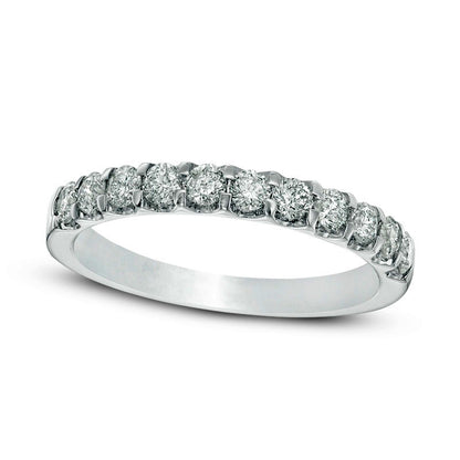 Previously Owned - 0.63 CT. T.W. Natural Diamond Band in Solid 10K White Gold
