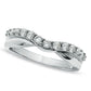 Previously Owned - 0.50 CT. T.W. Natural Diamond Twist Contour Band in Solid 14K White Gold