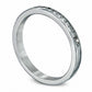 Previously Owned - 0.25 CT. T.W. Princess-Cut Natural Diamond Wedding Band in Solid 14K White Gold