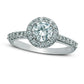 Previously Owned - Celebration Lux® 1.0 CT. T.W. Natural Diamond Frame Engagement Ring in Solid 14K White Gold (I/SI2)