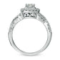 Previously Owned - Celebration Lux® 1.0 CT. T.W. Princess-Cut Natural Diamond Engagement Ring in Solid 14K White Gold (I/SI2)