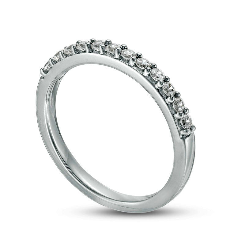 Previously Owned - 0.33 CT. T.W. Colorless Natural Diamond Band in Solid 18K White Gold