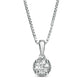 Previously Owned - 0.25 CT. T.W. Natural Diamond Frame Pendant in 10K White Gold