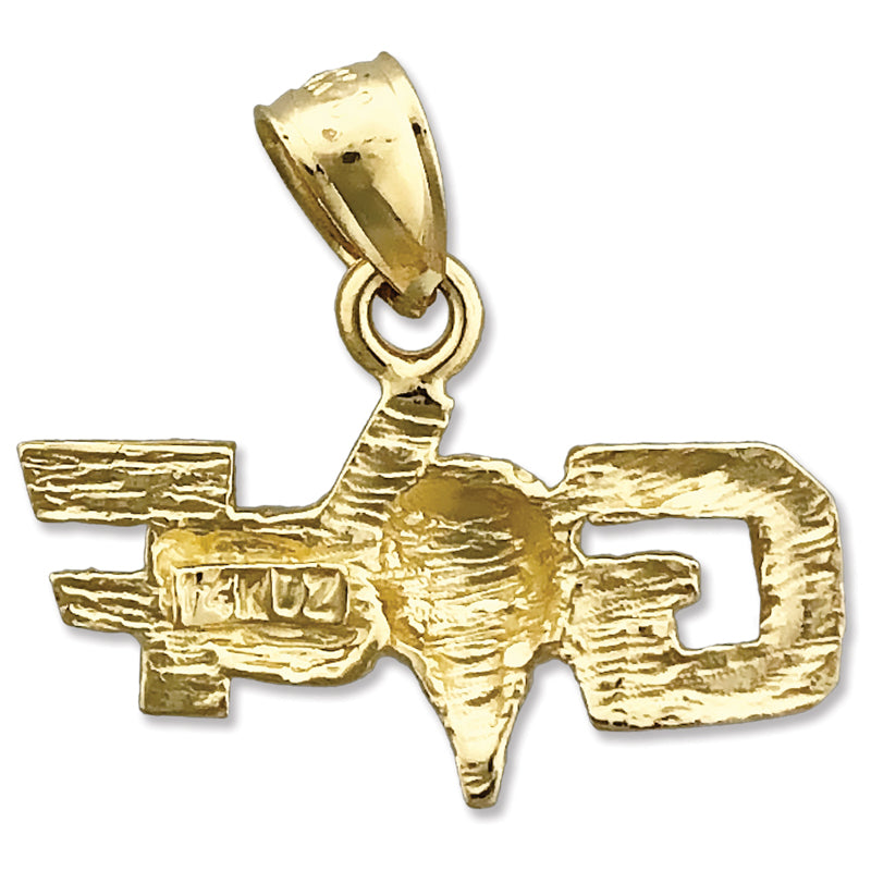 14K Gold Golf Charm
